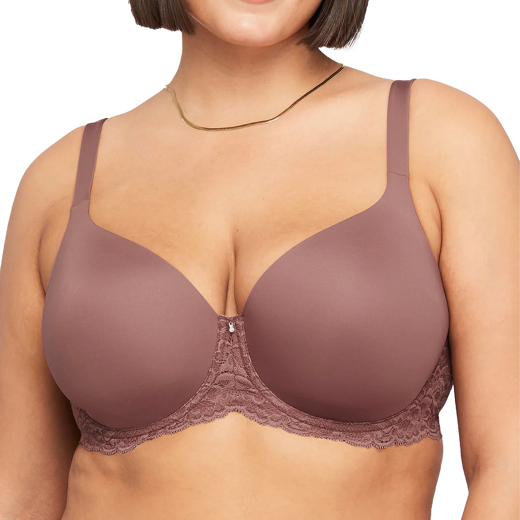 Montelle Pure Plus Full Cup T-Shirt Bra 9320 Mauve Mist Front