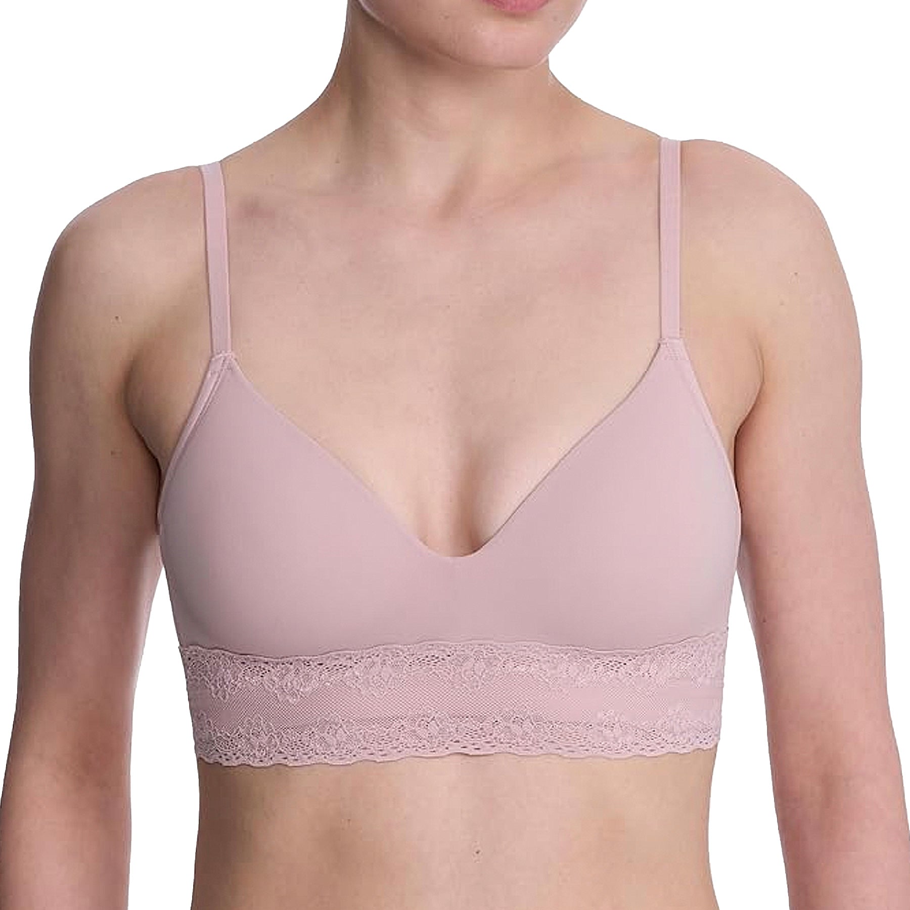 Natori Bliss Perfection Contour Soft Cup Bra 723154 Rose Beige Front