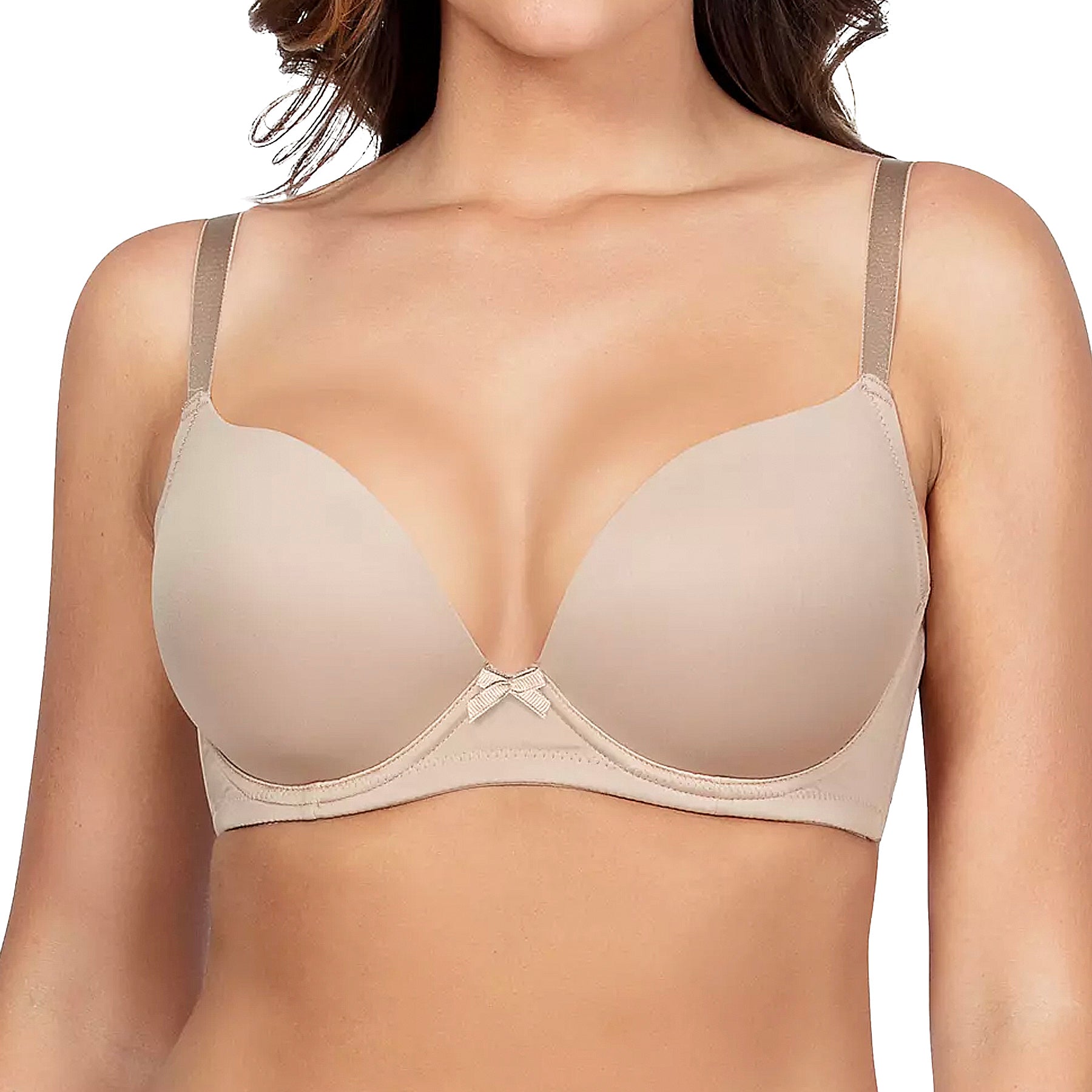 Parfait Emma Plunge Molded Bra P5490 Bare Front