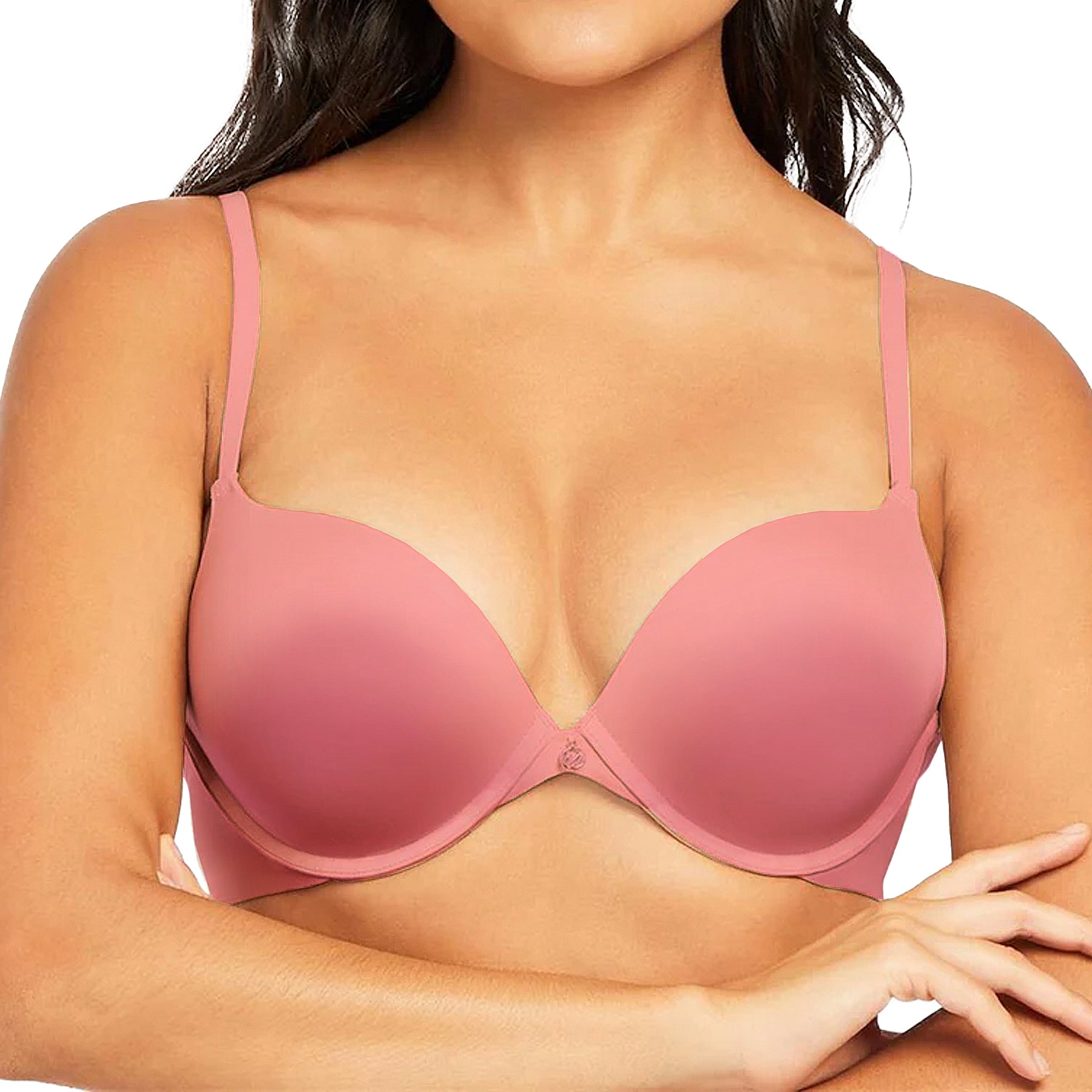 Montelle Prodigy Ultimate Push Up Bra 9015 Coral Front