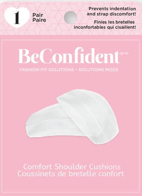 BeConfident Comfort Shoulder Cushions - Clear