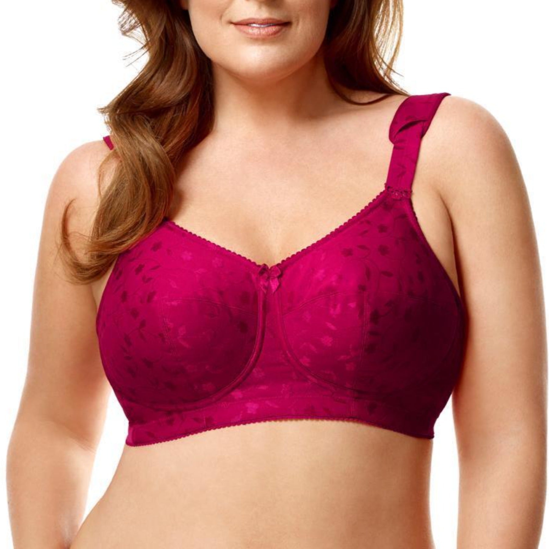 Elila Jacquard Soft Cup Bra 1305