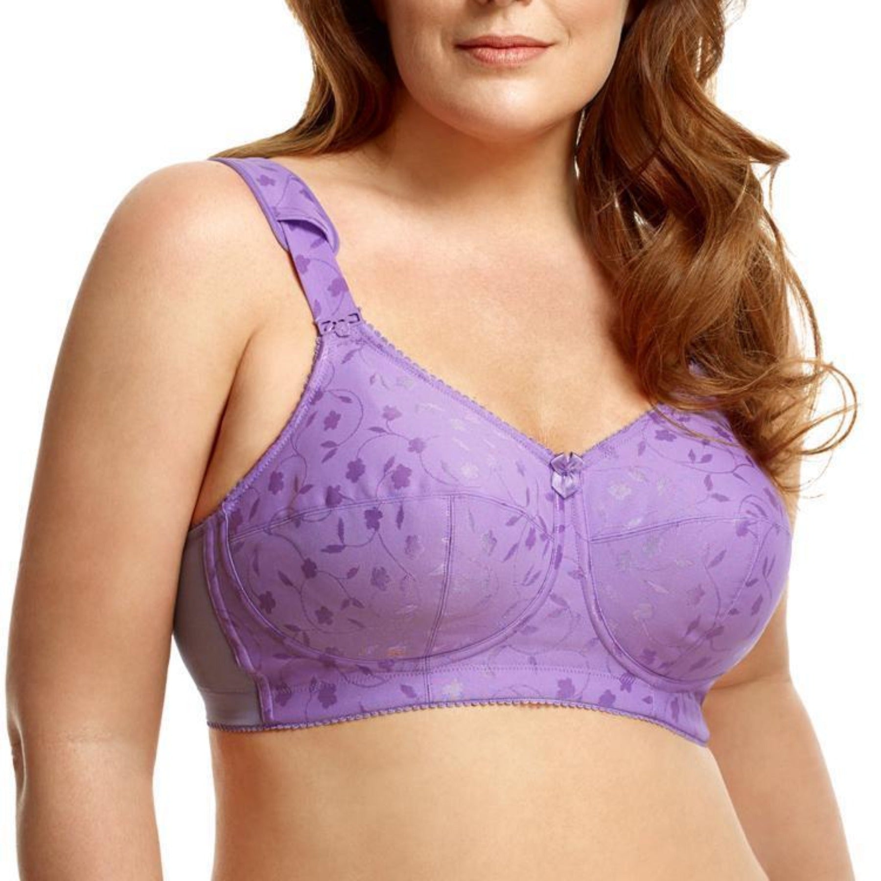 Elila Jacquard Soft Cup Bra 1305