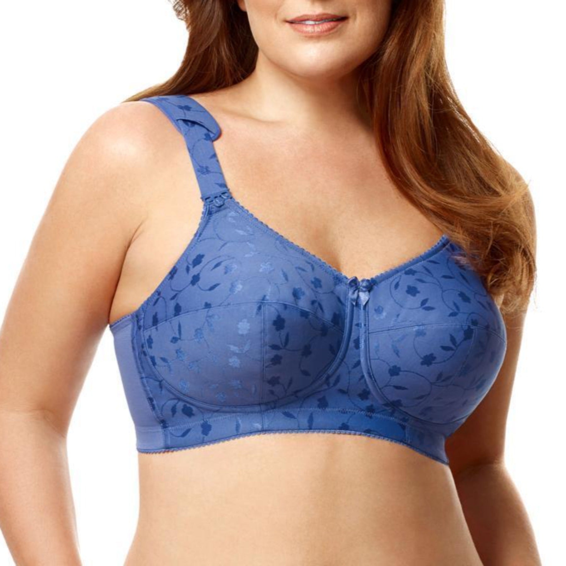 Elila Jacquard Soft Cup Bra 1305