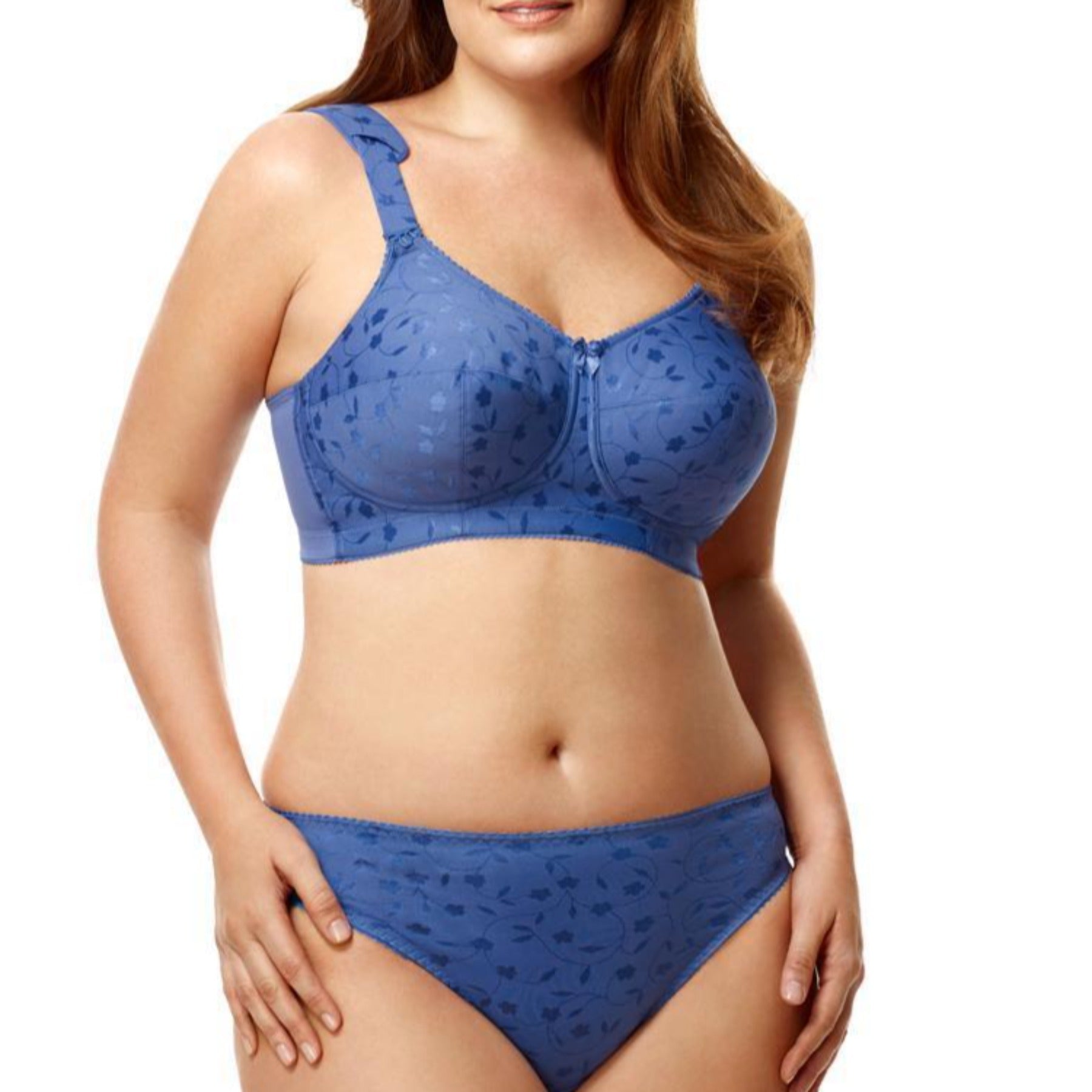 Elila Jacquard Soft Cup Bra 1305