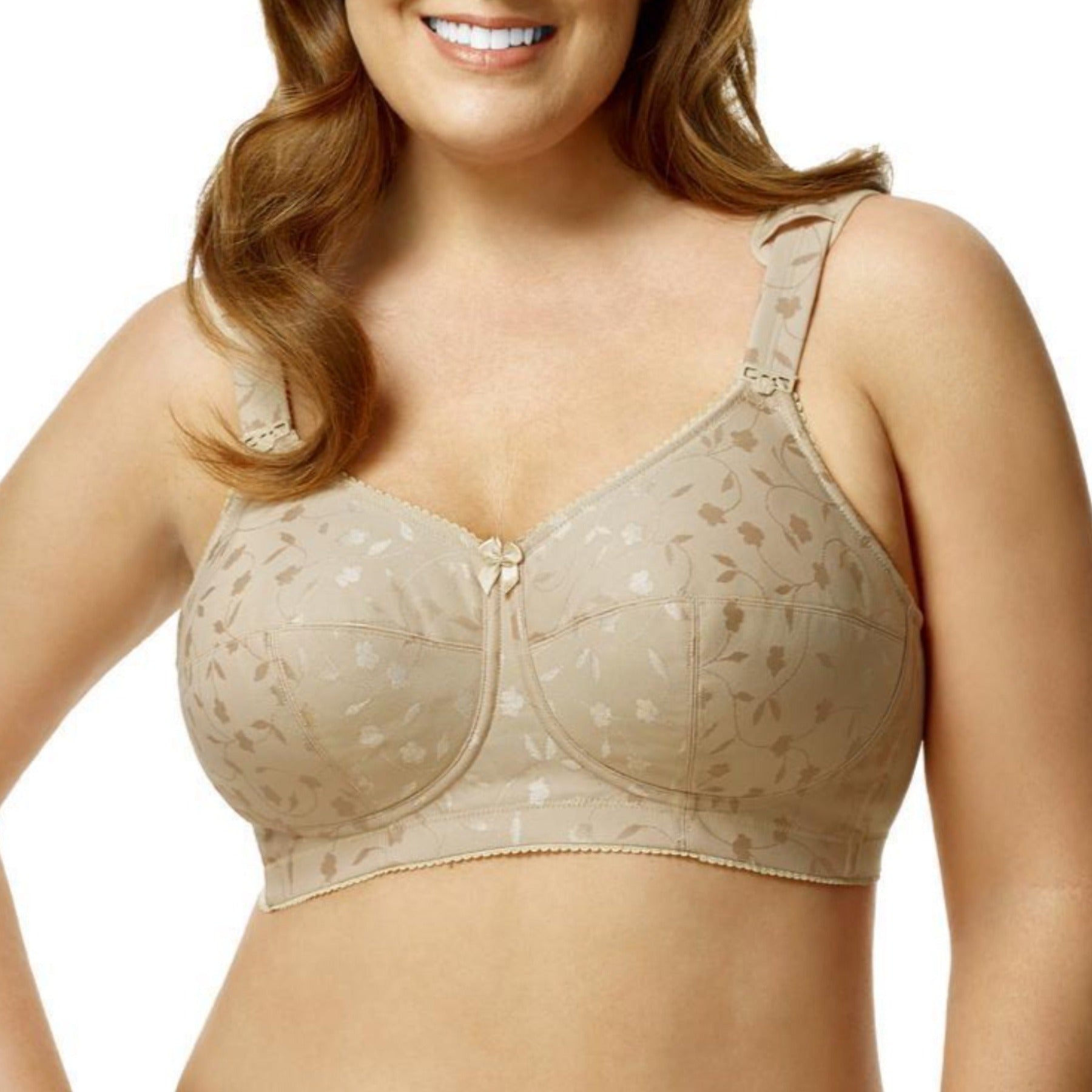 Elila Jacquard Soft Cup Bra 1305