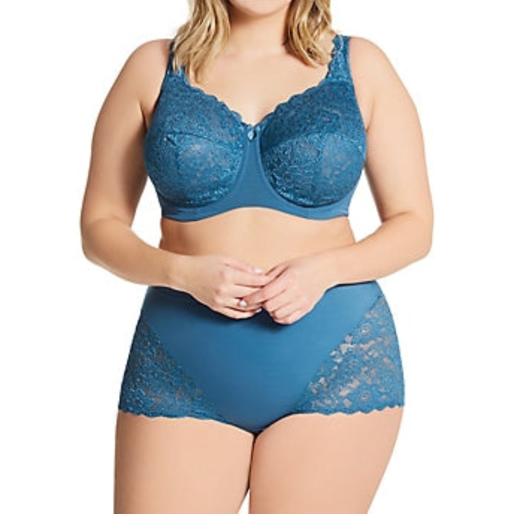 Cheeky Stretch Lace Panty 3311 - Teal