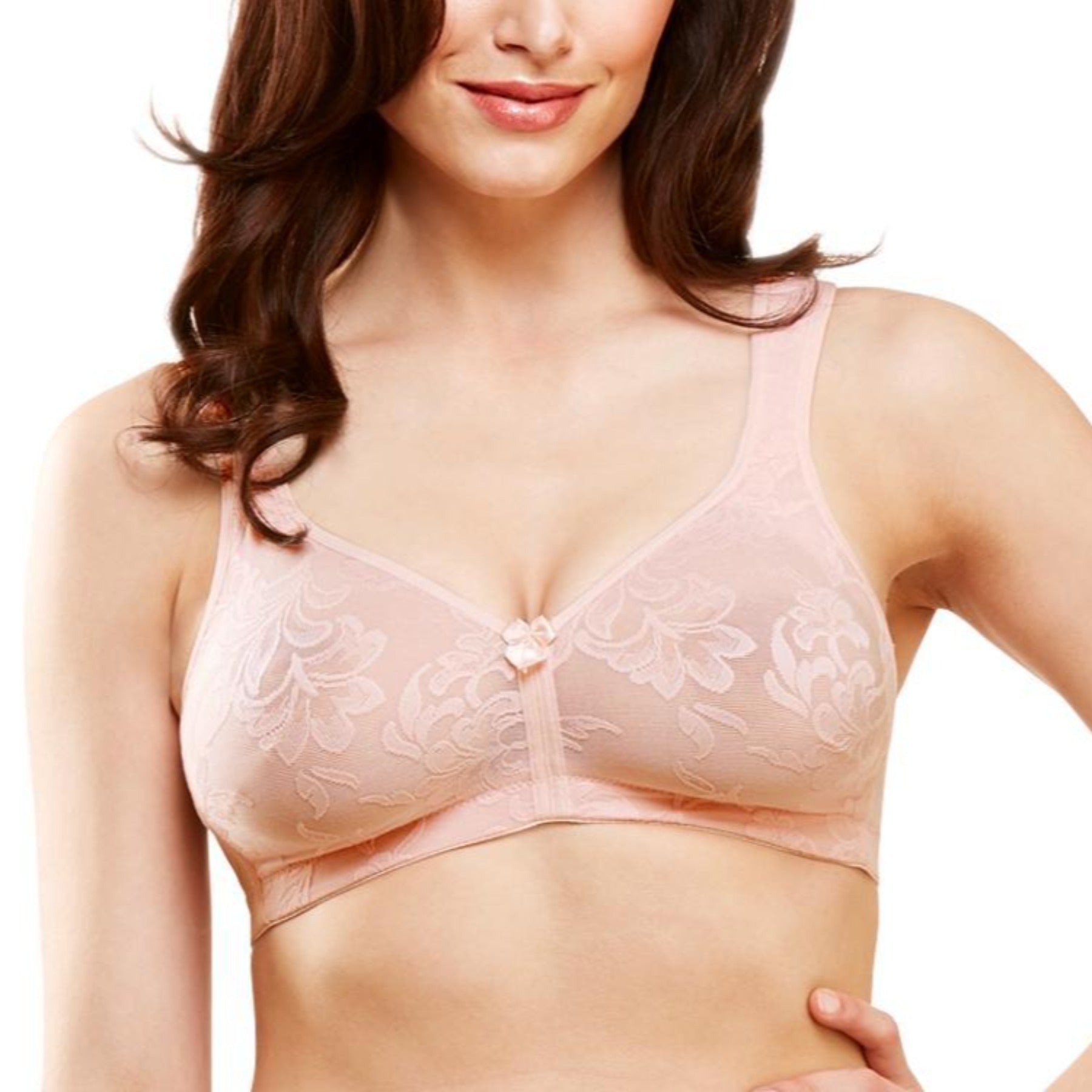 Versailles Full Coverage Seamless Wire-Free Bra 13214 - Blush