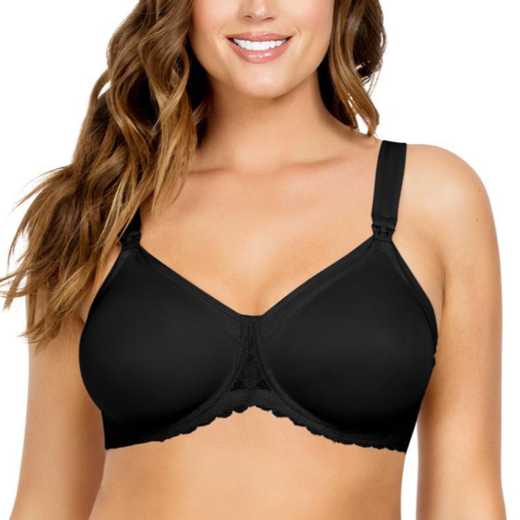 Leila Nursing Bra NB502 - Black