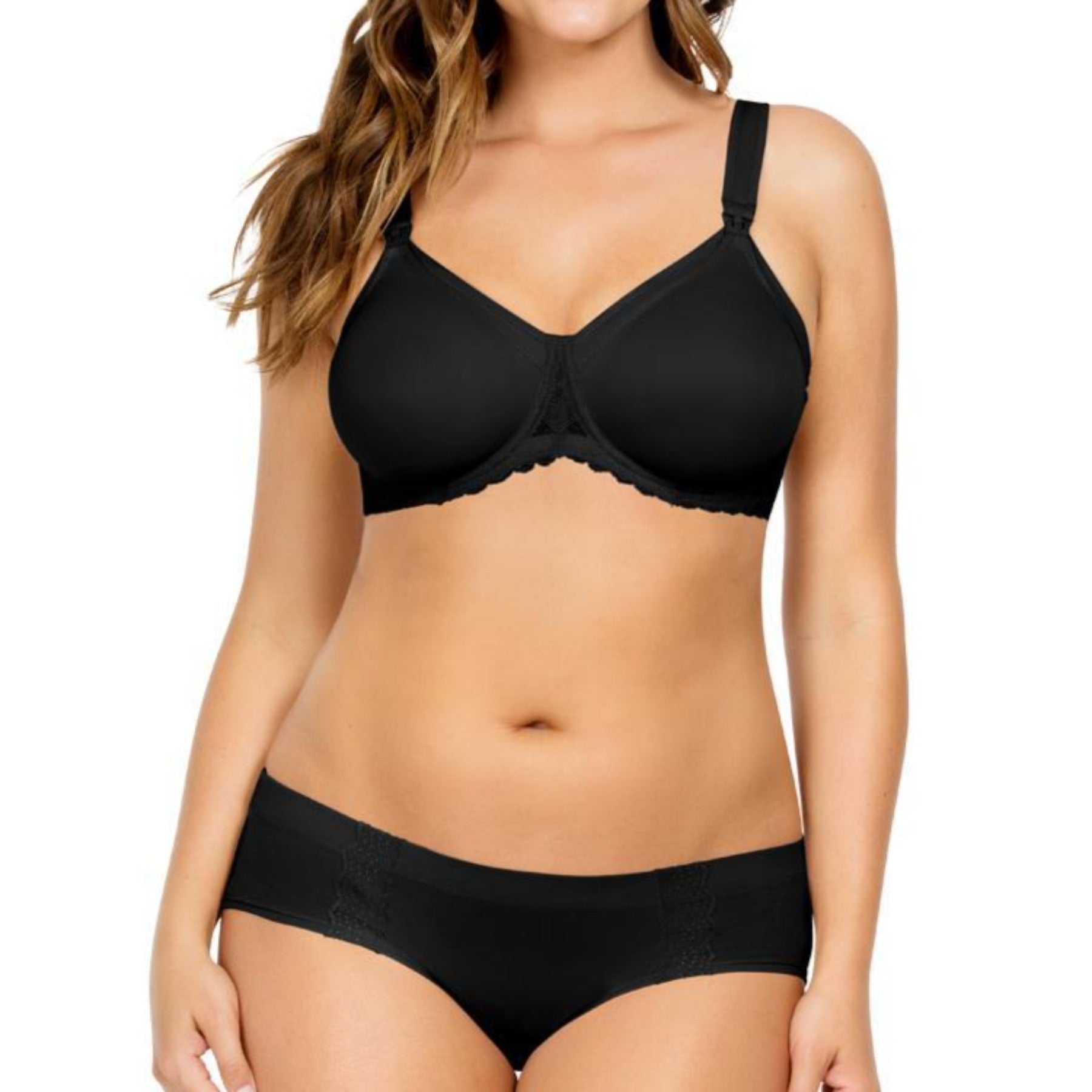 Leila Nursing Bra NB502 - Black